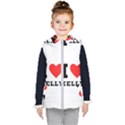 I love Kelly  Kids  Hooded Puffer Vest View1