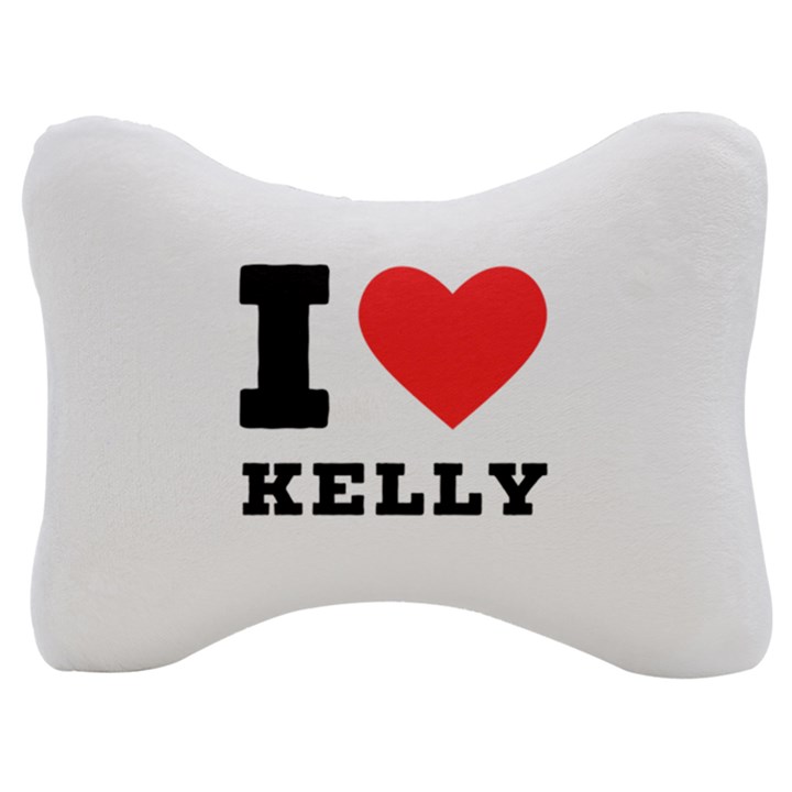 I love Kelly  Velour Seat Head Rest Cushion