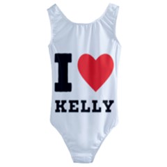 I Love Kelly  Kids  Cut-out Back One Piece Swimsuit by ilovewhateva