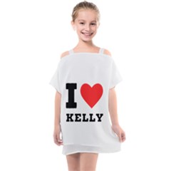 I Love Kelly  Kids  One Piece Chiffon Dress by ilovewhateva