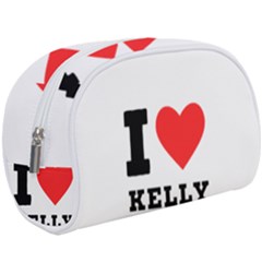 I Love Kelly  Make Up Case (large)