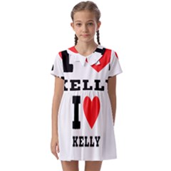 I Love Kelly  Kids  Asymmetric Collar Dress by ilovewhateva