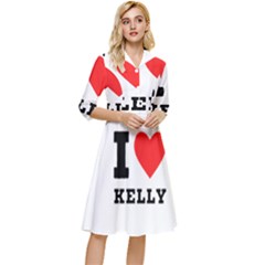 I Love Kelly  Classy Knee Length Dress by ilovewhateva