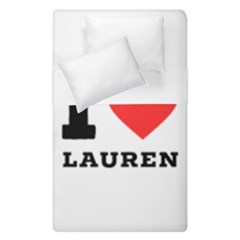 I Love Lauren Duvet Cover Double Side (single Size) by ilovewhateva