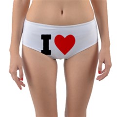 I Love Lauren Reversible Mid-waist Bikini Bottoms by ilovewhateva