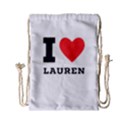 I love lauren Drawstring Bag (Small) View2