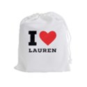 I love lauren Drawstring Pouch (XL) View1