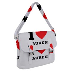 I Love Lauren Buckle Messenger Bag by ilovewhateva