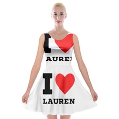 I Love Lauren Velvet Skater Dress by ilovewhateva