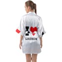 I love lauren Half Sleeve Satin Kimono  View2