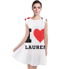 I Love Lauren Tie Up Tunic Dress by ilovewhateva