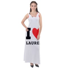 I Love Lauren Sleeveless Velour Maxi Dress by ilovewhateva