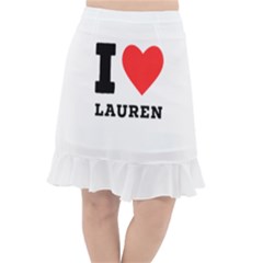 I Love Lauren Fishtail Chiffon Skirt by ilovewhateva