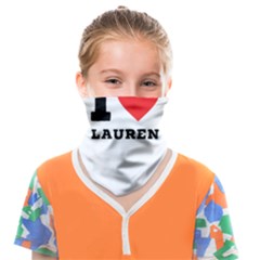 I Love Lauren Face Covering Bandana (kids) by ilovewhateva