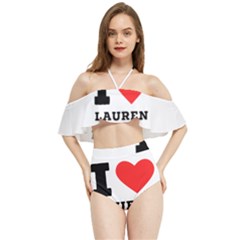 I Love Lauren Halter Flowy Bikini Set  by ilovewhateva