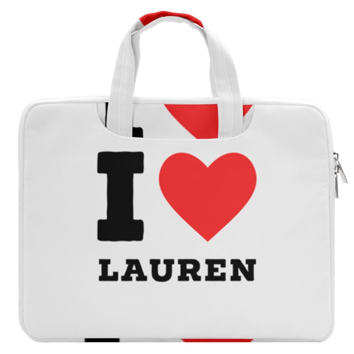 I love lauren MacBook Pro 13  Double Pocket Laptop Bag