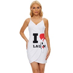 I Love Lauren Wrap Tie Front Dress by ilovewhateva