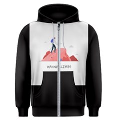 Mountain Climbing Men s Zipper Hoodie Men s Zipper Hoodie