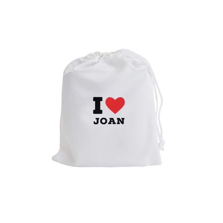 I love Joan  Drawstring Pouch (Medium)