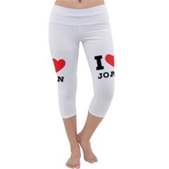 I Love Joan  Capri Yoga Leggings by ilovewhateva