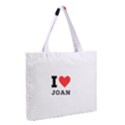 I love Joan  Zipper Medium Tote Bag View2