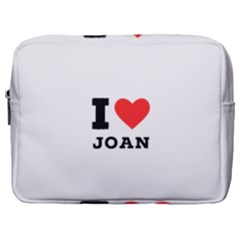 I Love Joan  Make Up Pouch (large) by ilovewhateva