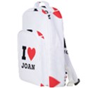 I love Joan  Double Compartment Backpack View1