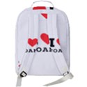 I love Joan  Double Compartment Backpack View3