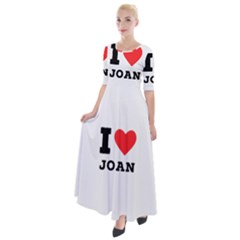 I Love Joan  Half Sleeves Maxi Dress by ilovewhateva