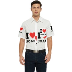 I Love Joan  Men s Short Sleeve Pocket Shirt  by ilovewhateva