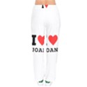 I love Joan  Women Velvet Drawstring Pants View2