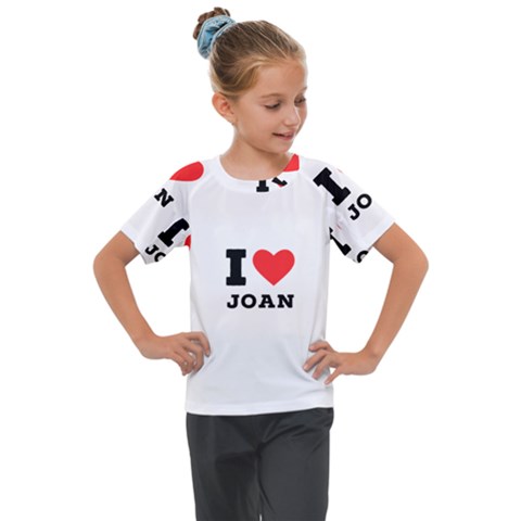 I Love Joan  Kids  Mesh Piece Tee by ilovewhateva