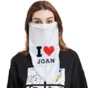 I love Joan  Face Covering Bandana (Triangle) View1