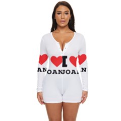 I Love Joan  Long Sleeve Boyleg Swimsuit by ilovewhateva