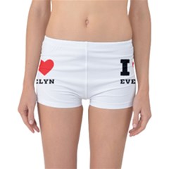 I Love Evelyn Reversible Boyleg Bikini Bottoms by ilovewhateva