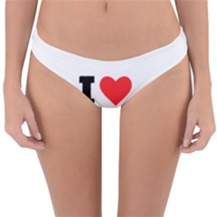 I Love Evelyn Reversible Hipster Bikini Bottoms by ilovewhateva