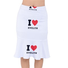 I Love Evelyn Short Mermaid Skirt by ilovewhateva