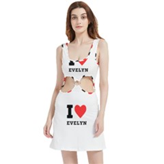 I Love Evelyn Velour Cutout Dress by ilovewhateva