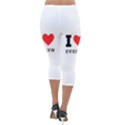 I love evelyn Lightweight Velour Capri Leggings  View2