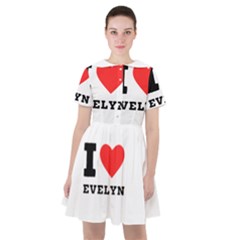 I Love Evelyn Sailor Dress by ilovewhateva