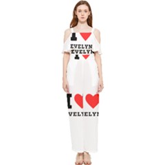 I Love Evelyn Draped Sleeveless Chiffon Jumpsuit by ilovewhateva