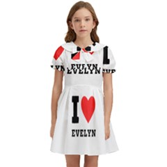 I Love Evelyn Kids  Bow Tie Puff Sleeve Dress by ilovewhateva