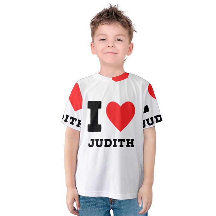 I love judith Kids  Cotton Tee