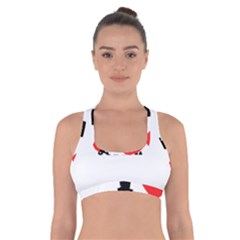 I Love Judith Cross Back Sports Bra by ilovewhateva