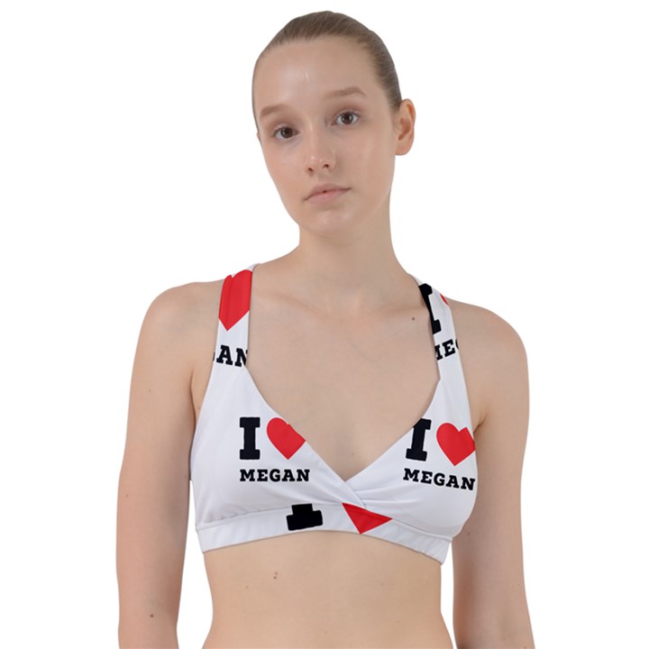 I love megan Sweetheart Sports Bra