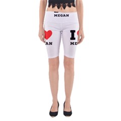 I Love Megan Yoga Cropped Leggings by ilovewhateva