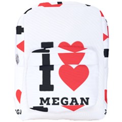 I Love Megan Full Print Backpack by ilovewhateva