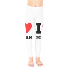 I Love Megan Kids  Leggings by ilovewhateva