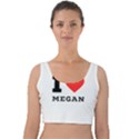 I love megan Velvet Crop Top View1