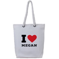 I Love Megan Full Print Rope Handle Tote (small) by ilovewhateva